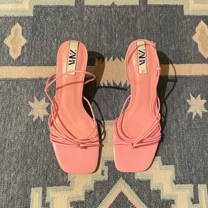 NWOT Zara Pink Barbie Kitten Heels - Size eu 37